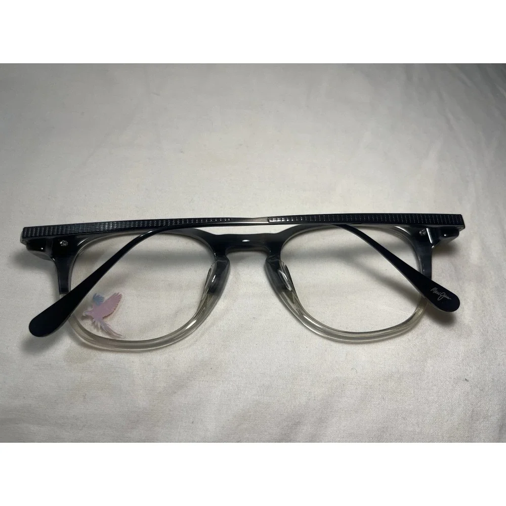 NEW MAUI JIM MJO 2610 14F HORN GRAY CLEAR AUTHENTIC EYEGLASSES RX 48-22-143 MM